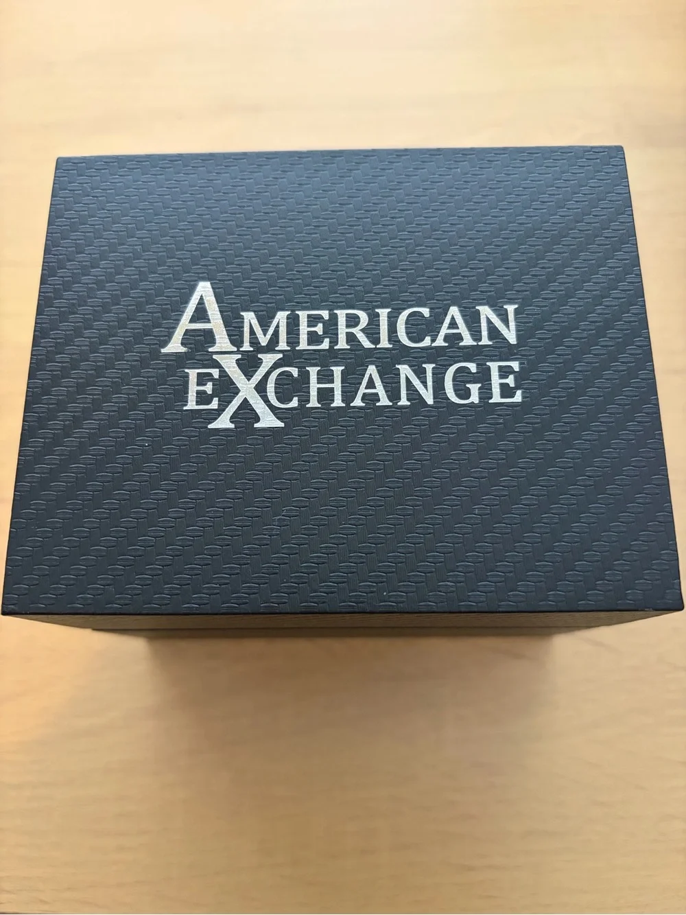 American Exchange Black and Gold Chronograph Watch with Bracelet Stack